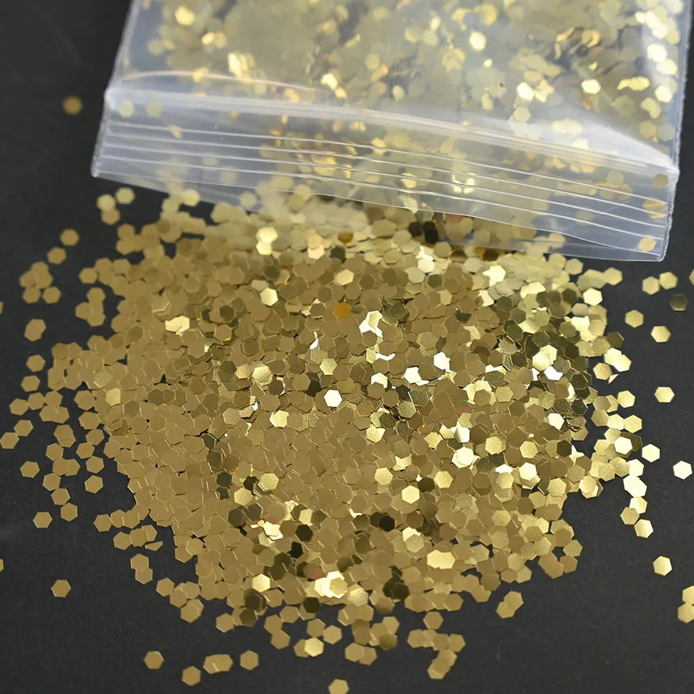 Large Gold Glimmer Sugar Stars 60g