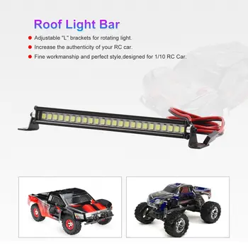 

Super Bright 36 LED L-Type Roof Light Lamp Bar Metal RC Truck Crawler Spotlight For 1:10 RC Crawler Accessories