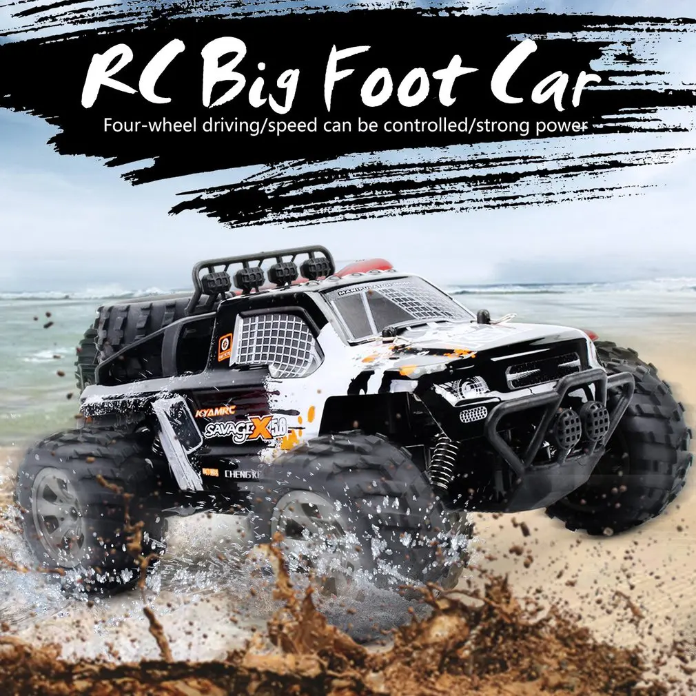 1:18 RC большой ножной автомобиль грузовик 2,4 г дистанционное управление внедорожный гусеничный автомобиль модель RTR игрушка для детей подарок 8266A