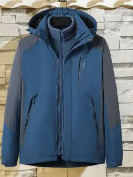 Ski Jackets Men Thermal Warmth Waterproof Rain Coat Outdoor Hiking Jacket Winter Sports Snowboard Skiing Snow Jackets - Цвет: 1