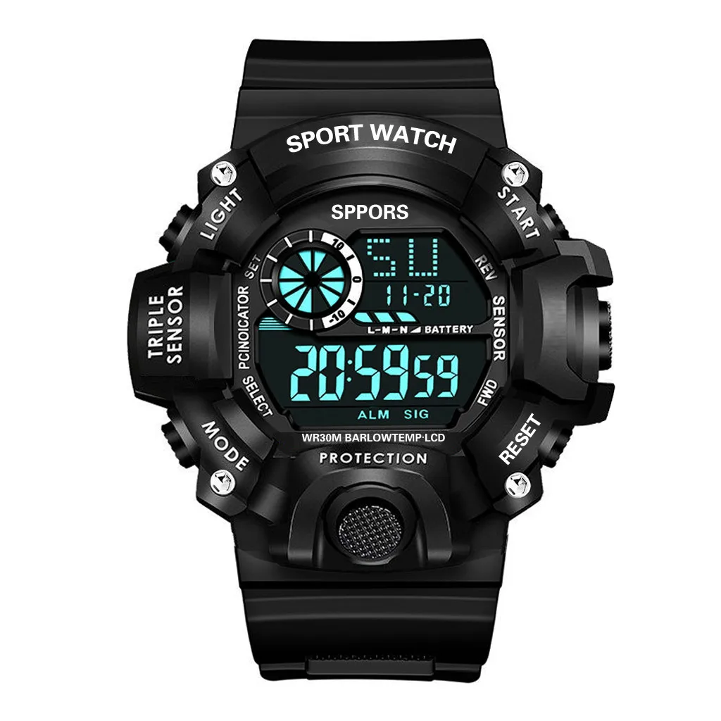 Luxury Men Military Watch Waterproof Wristwatch Led Quartz Clock Sport Watch Male Relogios Masculino Sport Watch Men S Shock 