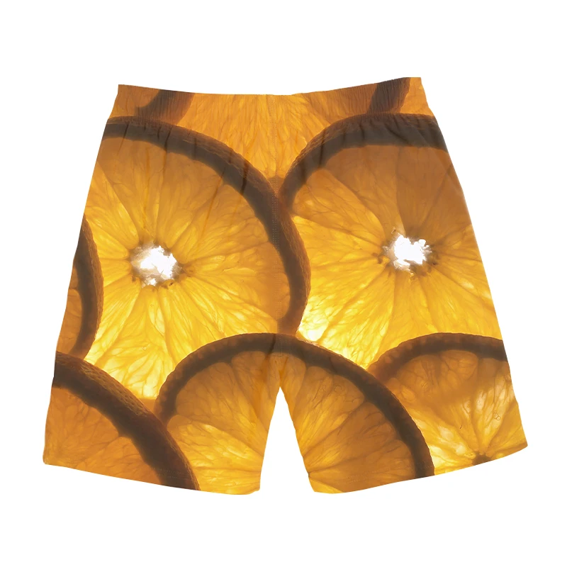 summer new style Fashion shorts food Banana /apple / orange bokeh Print 3d Casual Men Women Shorts Cool Casual shorts