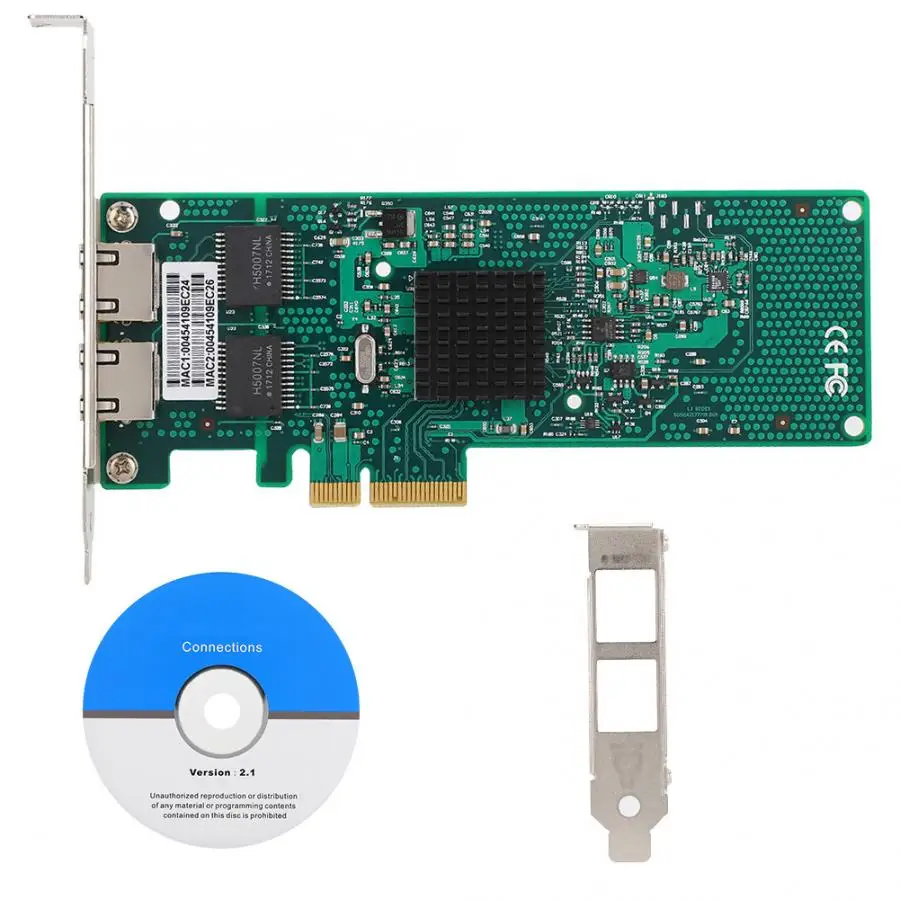 Для Broadcom BCM5709 PCI-E X4 гигабитный сетевой карты 10/100/1000 Мбит/с на сервер стационарного персонального компьютера