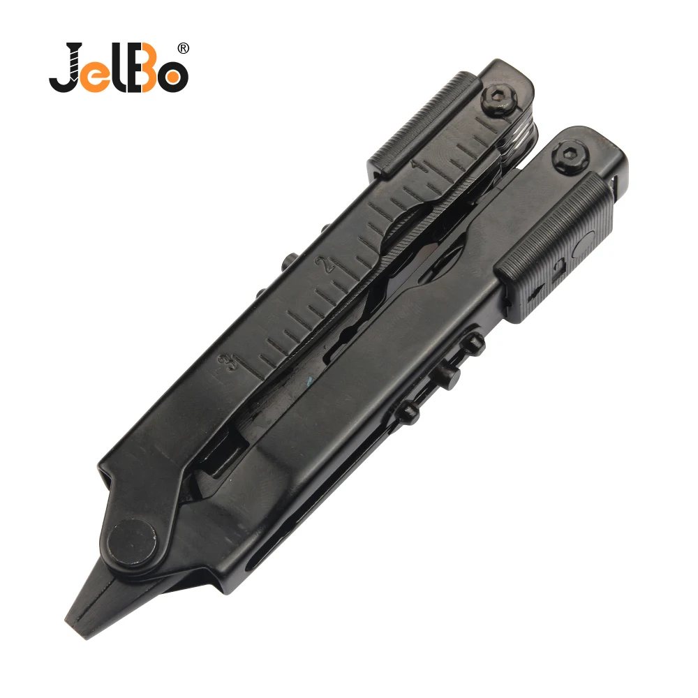 JelBo elescope плоскогубцы многоцелевые комбинированные плоскогубцы черный 8 в 1 многофункциональные плоскогубцы мульти инструменты туристическое снаряжение