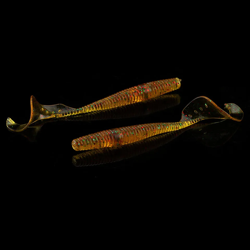 C 3 Ходячая рыба 10 шт./лот 7 см 1,3 г Pesca искусственная мягкая блесна, Япония Shad червь Swimbaits джиг воблер голова нахлыстом рыбалка силиконовая приманка - Цвет: C 3
