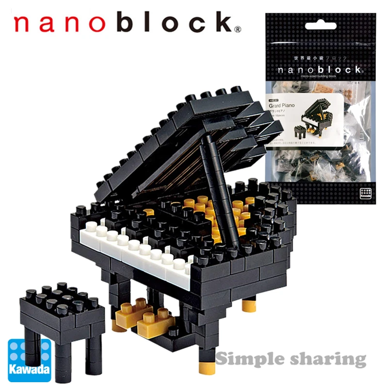 Nanoblock маленькая частица Мини Алмазный строительный блок взрослые строительные игрушки мини музыкальный инструмент серии 12 лет - Цвет: nbc-146