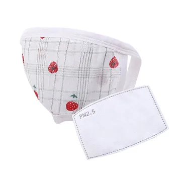 

1Pcs Anti Dust Face Mouth Mask +Carbon Filter Reusable Breathable Cotton Protective Children Kid Cartoon PM2.5 Mouth Face Mask