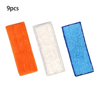 

9 pcs/lot Washable Mopping Pads for iRobot Braava Jet 240 241 (3 Wet Mopping Pads, 3 Damp Sweeping Pads and 3 Dry Sweeping Pads)