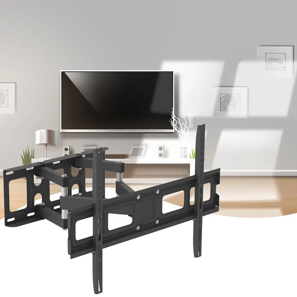 

32-60inch TV Wall Mount Simple Large TV Base Stand Bracket Bearing 35kg High-quality Steel Frame Holder Standard Hardware Kits