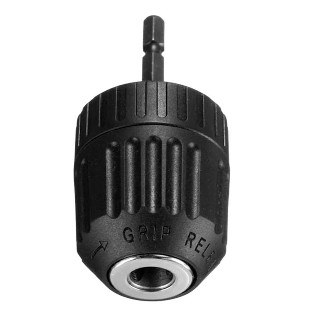 0.8-10mm 3/8 inch 24UNF Keyless Drill Chuck Converter Shankless Chuck Chuck with 1/4 inch Hex Shank 0 8 10mm keyless drill chuck converter 3 8 24unf 1 4 hex shank sds adaptor