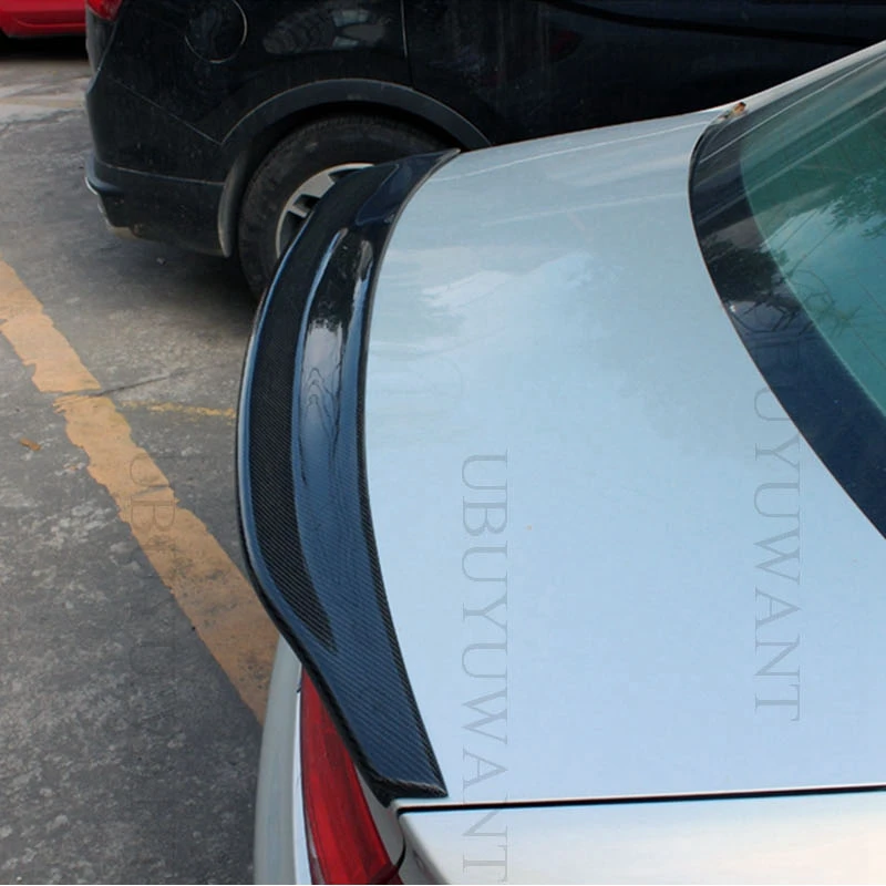 

Carbon Fiber Exterior Rear Spoiler Tail Trunk Boot Wing Decoration For Audi A4 S4 B8 Sedan 4Door 2009 2010 2011 2012 Car Styling