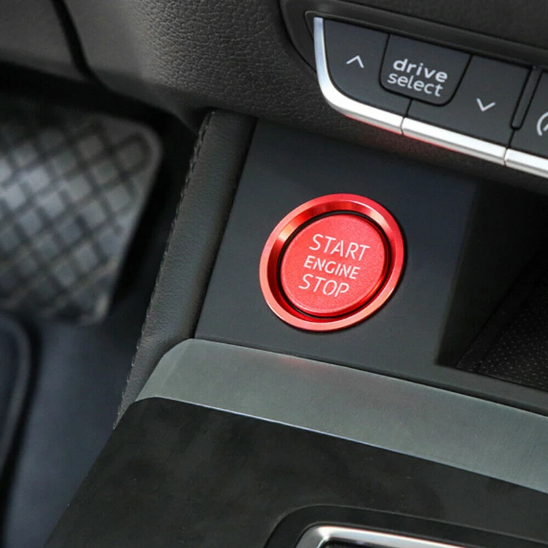 GTinthebox красная декоративная крышка и кольцо для VW Golf GTI Jetta и т. д. Кнопка зажигания двигателя без ключа