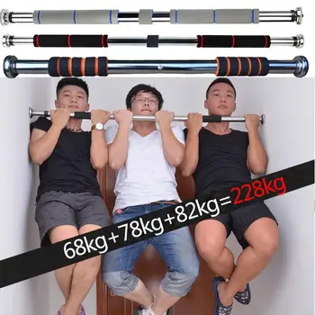 

Sporting Goods 3color Pull Ups Horizontal Bar Metal Portable Doorframe Parallel Bars Family Horizontal Bars Durable Wall