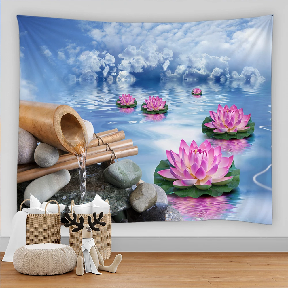 PLIGREAT 2 paquet de Tapisserie Florale Vintage Plantes Vintage Longue