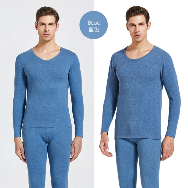 YILINHAN NEW Winter Plus Velvet Thermal Underwear Men Warm Men Underwear Set Cationic Thermal Technology Second Skin Long Johns