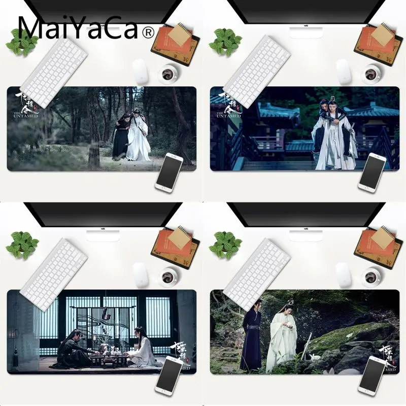 

MaiYaCa The Untamed TV Gaming Mice Mousepad XXL Mouse Pad anime Laptop Desk Mat pc gamer completo for lol/world of warcraft