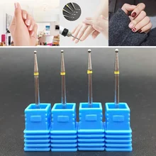 4 шт./компл. Эмери Фрезер для ногтей, сверлильный шлифовальный файл-дюймовые сверла для сверления, Электрический Фрезер для педикюра маникюра Блокировка шлифовальные бурильщик ногтей, для маникюра