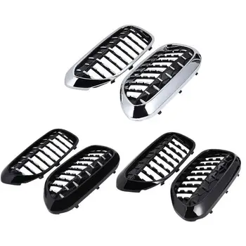 

2x Front Bumper Kidney Grill Grilles for BMW 5 Series G30 G31 G38 2017-2019