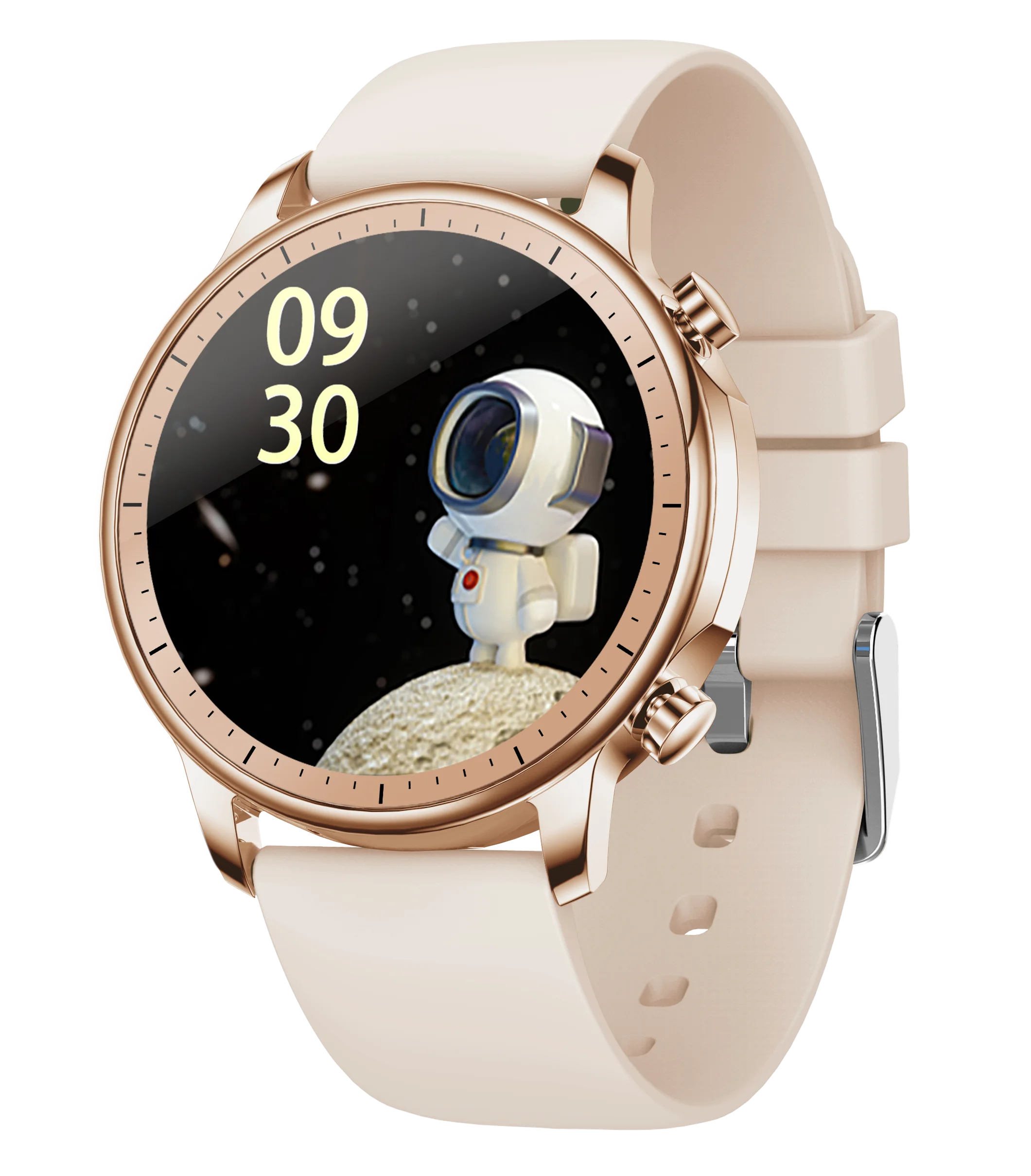 

Men Women Round Smart Watch 360*360 Resolution Smart Clock Body Temperature Fitness Tracker Digital Wristband For xiaomi iphone