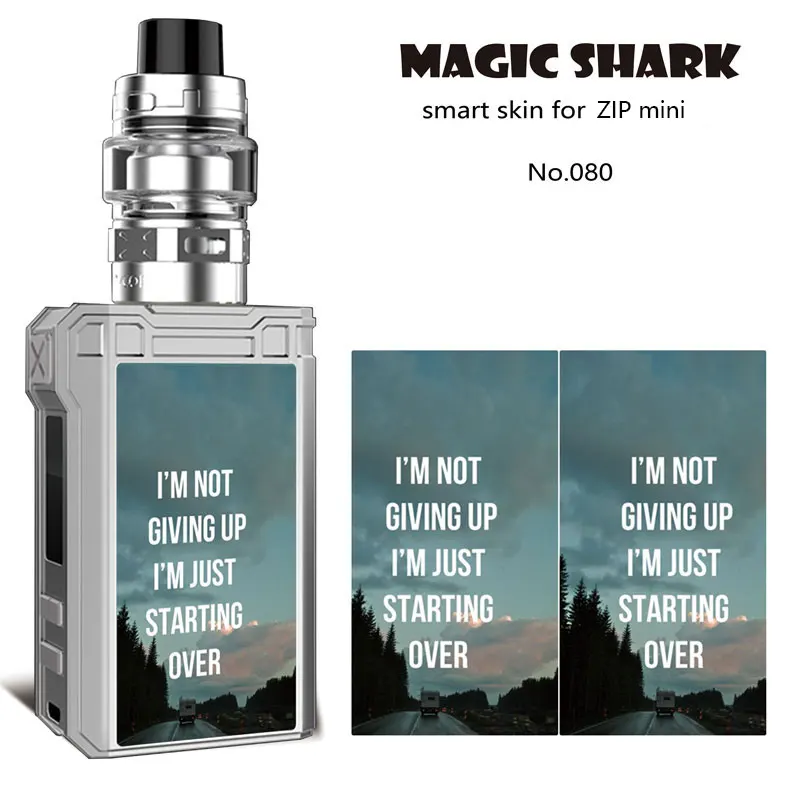 Волшебная Акула,, новинка, ME+ YOU, английские слова, Do What You Love, Vape, наклейка, пленка, чехол, кожный, для Voopoo Alpha, на молнии, мини