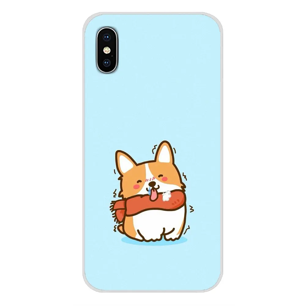Аксессуары для щенков корги, чехлы для телефонов Apple iPhone X XR XS 11Pro MAX 4S 5S 5C SE 6S 7 8 Plus ipod touch 5 6