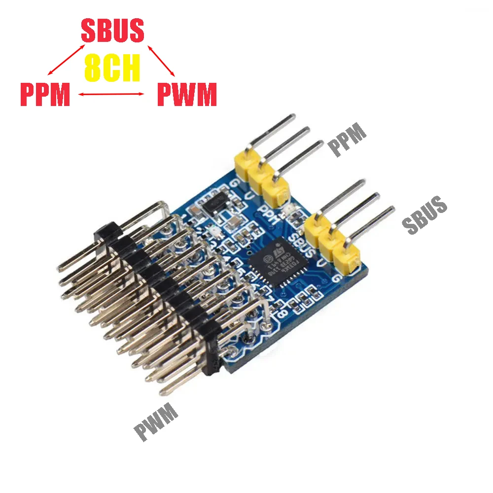 SkyArea 8CH SBUS PPM PWM преобразователь сигнала Decorder Encorder для приемника FrSky FUTABA TBS 2 4 ГГц и 900