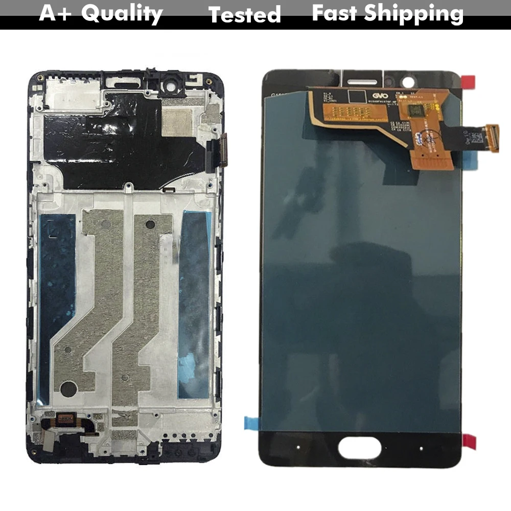

Lcd NX551J With frame 5.5'' Lcd For ZTE Nubia M2 NX551J LCD Display Digitizer Screen Touch Panel Glass Sensor Assembly + Tools
