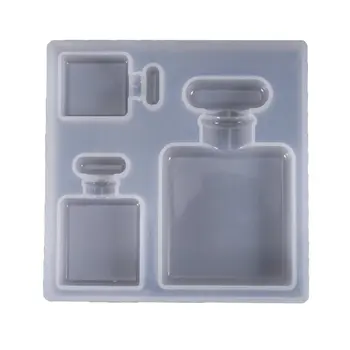 

Silicone Perfume Bottle Patch Mold DIY Crystal Epoxy Resin Crystal Mould Perfume Bottle Silicone Mould