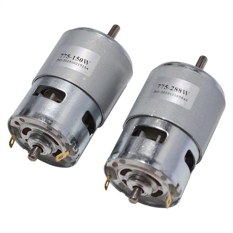 775 Motor DC 12V 24V 80W 150W 288W DC Motor Large Torque High Power DC