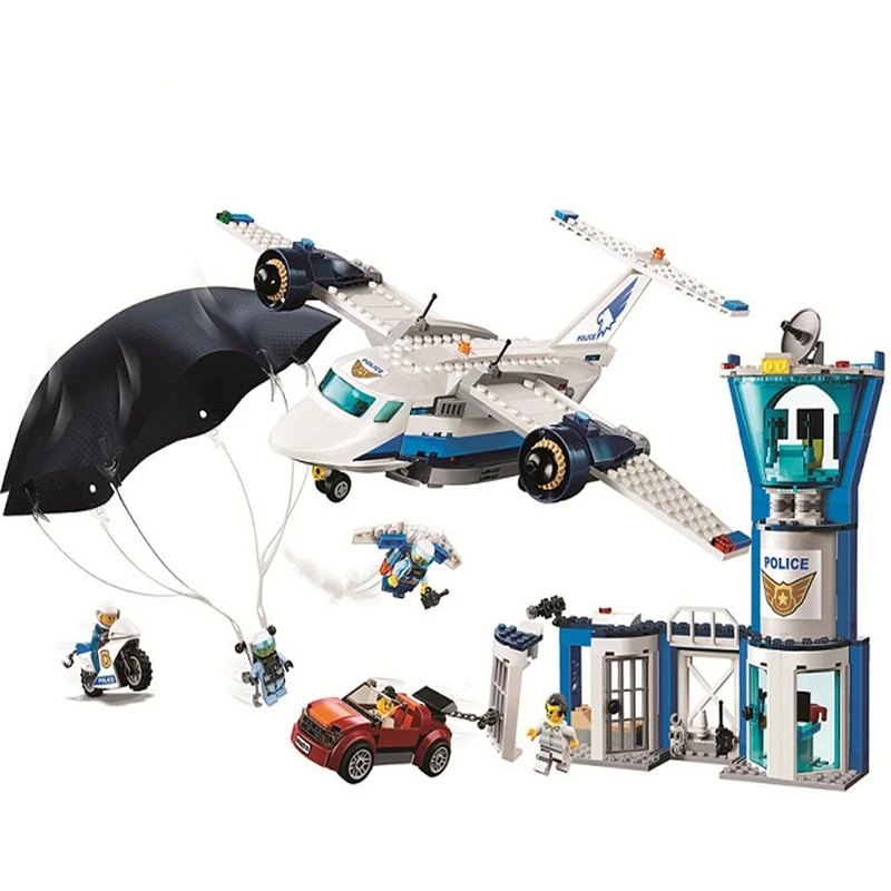 

New City Series Arctic Sky Air Base Geta Car Legoinglys Christmas Building Blocks Brick 60210 Toy Gift