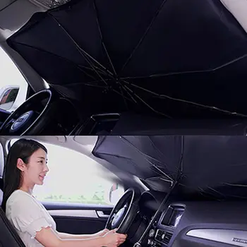 

Car Windshield Sun Shade Sun Glare UV Rays Protection for Trucks Sunshade Visor T8WF