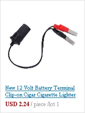 Dual USB порты и разъёмы 4.2A напряжение дисплей зарядное устройство для мотоцикла адаптеры светодиодный LED вольтметр SAE зарядки адаптер для