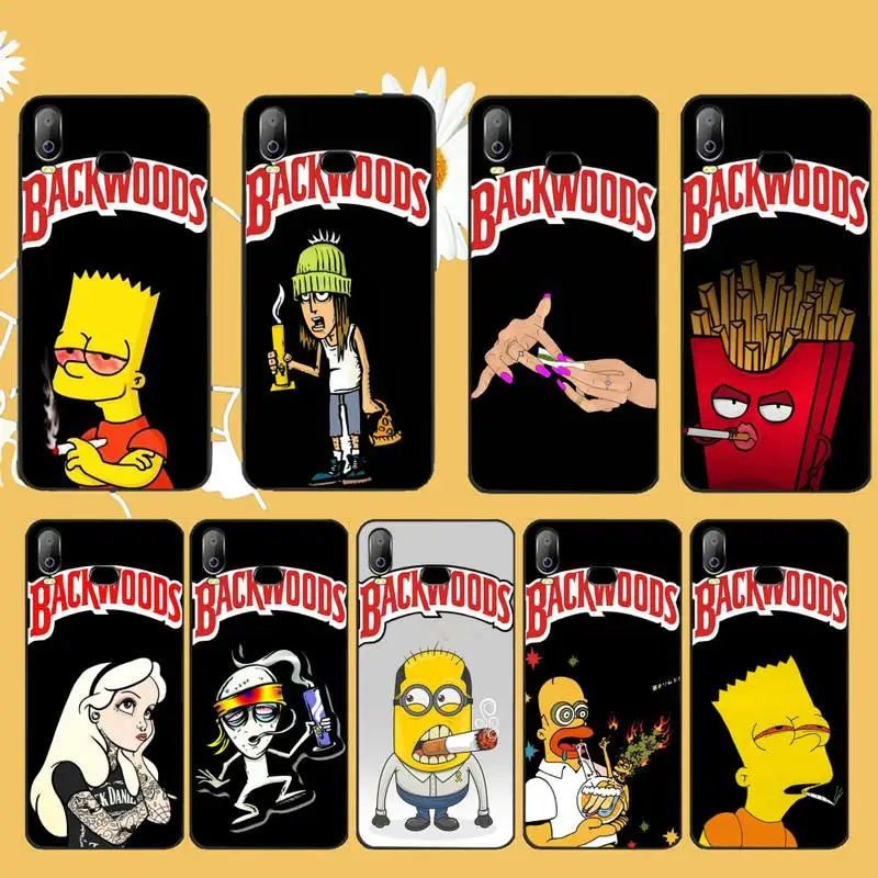 

NBDRUICAI Simpson weed smoking backwoods Soft Silicone Black Phone Case For Samsung A10 A20 A30 A40 A50 A70 A71 A51 A6 A8 2018