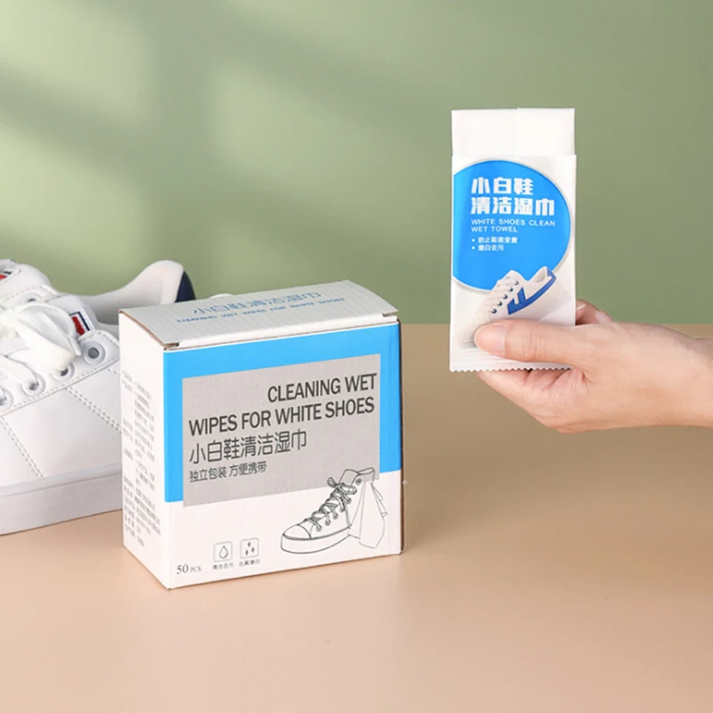 Shoe Wipe Ultra-clean Travel Portable Individually Disposable Wipes Brush Clean Sneakers Tool Cleaning Wrapped | Дом и сад