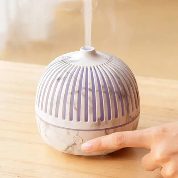 

USB Electric Air Humidifier Essential Aroma Oil Diffuser Ultrasonic Wood Grain LED Light Mist Maker Humidifiers