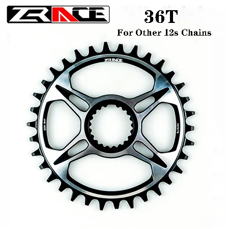 36T For other Chains ZRACE 12 Скорость передняя Звездочка FC-M9100 FC-M8100 FC-M7100, SM-CRM95 SM-CRM85 SM-CRM75 для Shimano прямое Крепление рукоятки 32 T/34 T/36 T 7075AL - Цвет: 36T For other Chains