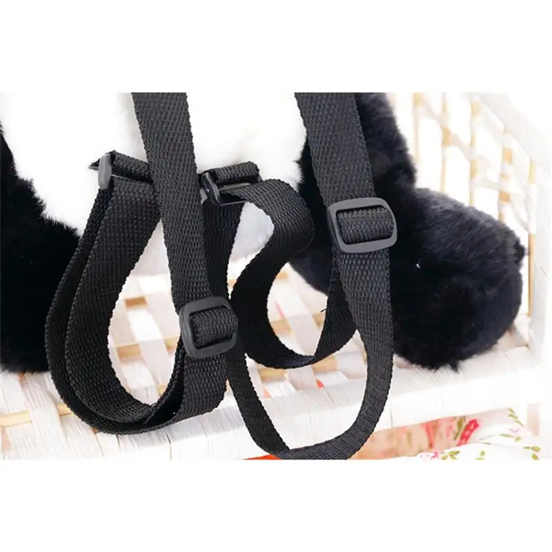 Creative Panda Backpack Stuffed Animal Bag Girls Boys Plush Adjustable Schoolbags Kindergarten Plush Backpack Toys Children Gift