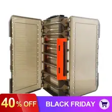 26,8x18,7x4,5 см Двусторонняя полупрозрачная утолщенная 14 отсеков Коробка для рыболовной приманки креветка приманка гольян приманки чехол для хранения