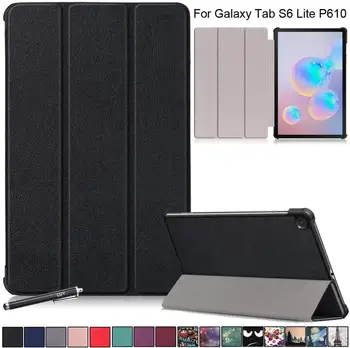 

For Samsung Galaxy Tab S6 Lite 10.4 SM-P610 SM-P615 2020 Folio Folding Magnetic Case for Samsung S6 Lite 10.4"Tablet Funda Case