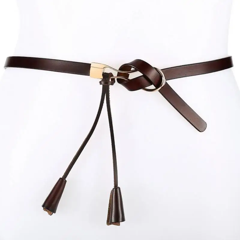 

New women's dress decorative belt high-quality cowhide fashion all-match casual belt ladies belt high-quality leather belt