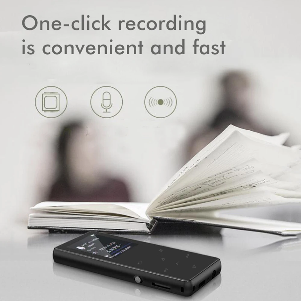 Универсальные наушники+ 8 Гб Bluetooth беспроводной без потерь музыкальный mp3-плеер fm-радио 1,8 дюймов цветной TFT экран hi-fi звук