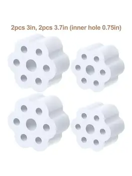 

4PCS EVA Cup Turner Foam Set For Tumbler Bottles Cup Spinner Machine Accessories Diy Cups Tool Honeycomb Design