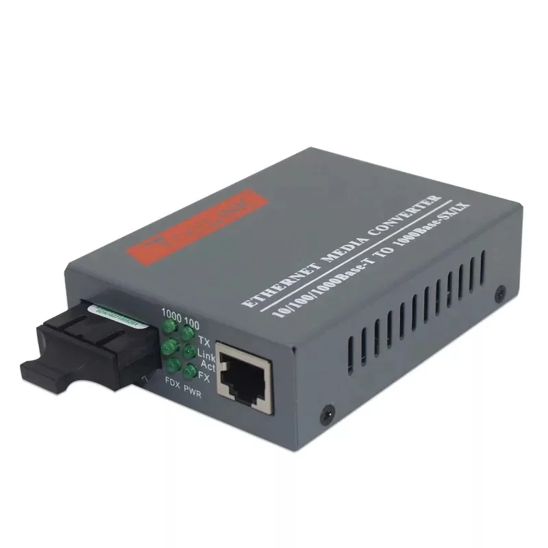 

1 Pair 1000Base-SX/LX Netlink SC Port Multimode Double Fiber Optic RJ45 Enternet Media Converter 2KM Fiber TTransceiver