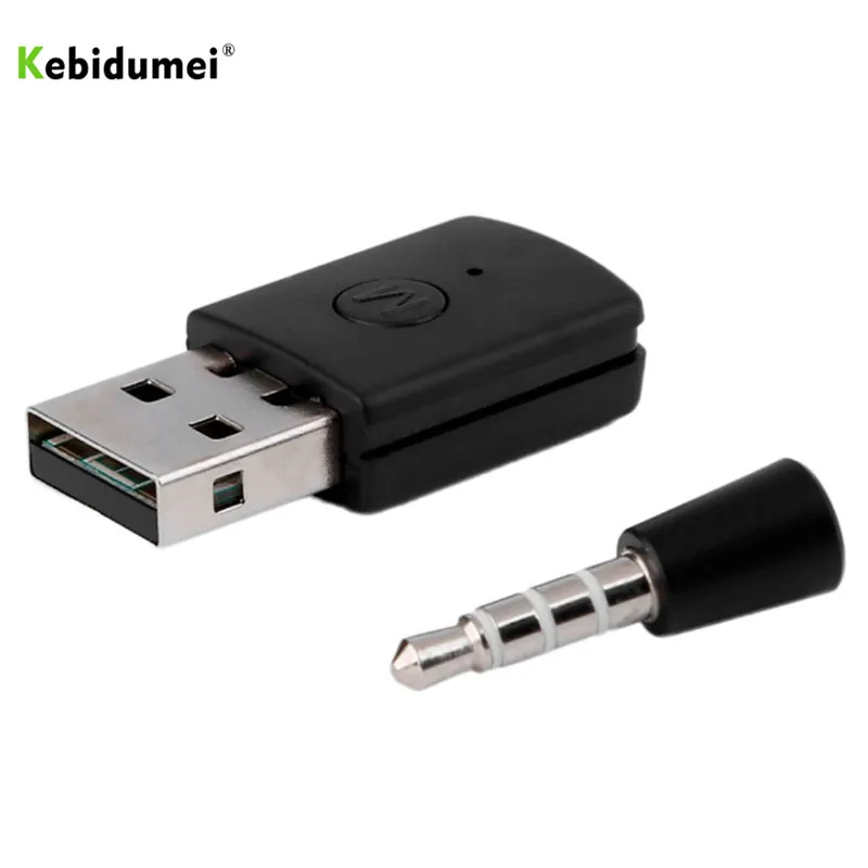Kebidumei-Adaptador de antena inalámbrico Usb para Ps4, 3,5mm, Bluetooth 4,0 + EDR, adaptador USB para auriculares Bluetooth