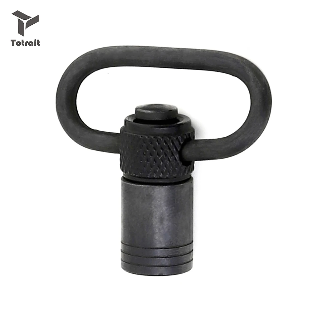 TOtrait тактический пистолет слинг вертлюги Quick Release подходит для большинства болтов действие винтовки Охотничьи аксессуары - Цвет: black