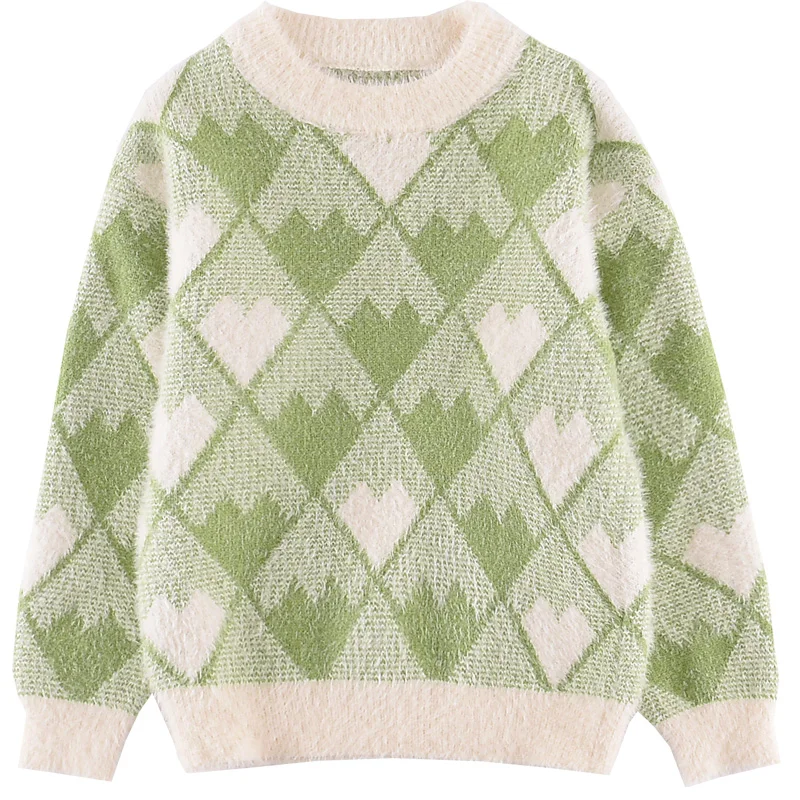 

Cute Baby Girls Sweaters Winter Warm Loose Comfort Kids Tops Casual Children Outfits Vestidos for 6 8 10 12 Years