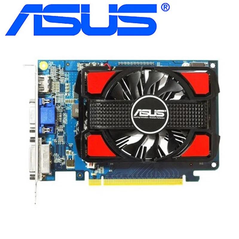 ASUS GT 730 2 Гб видеокарты SDDR3 оригинальная видеокарта для nVIDIA Geforce GT730 GPU игр Dvi VGA HDMI б/у