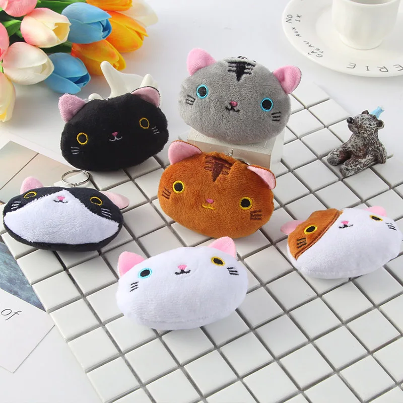 Cartoon Mini Kitten Animal Plush Stuffed Toys Pendant Cute Kid Backpack Hanging Key Chain Children Activity 1 Cartoon Mini Kitten Animal Plush Stuffed Toys Pendant Cute Kid Backpack Hanging Key Chain Children Activity 2