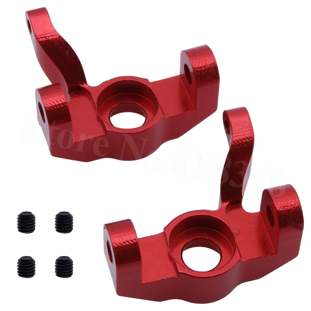 

For Vaterra Twin Hammers Option Parts RTR VTR334003 Aluminum Front Spindles 1.9 Rock Racer Kit Steering Knuckles RC Car Crawler