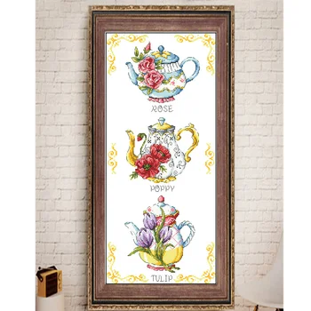 

G87 Stich Cross Stitch Kits Craft Packages Cotton Fabric Floss Counted New Designs Needlework Embroidery Cross-Stitching